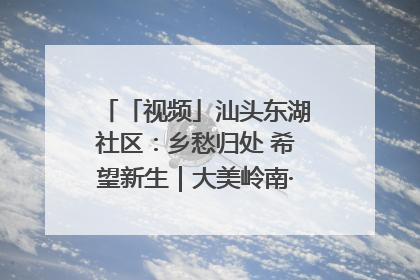 「视频」汕头东湖社区：乡愁归处 希望新生｜大美岭南·百村焕新记